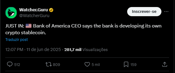Bank of America stablecoin