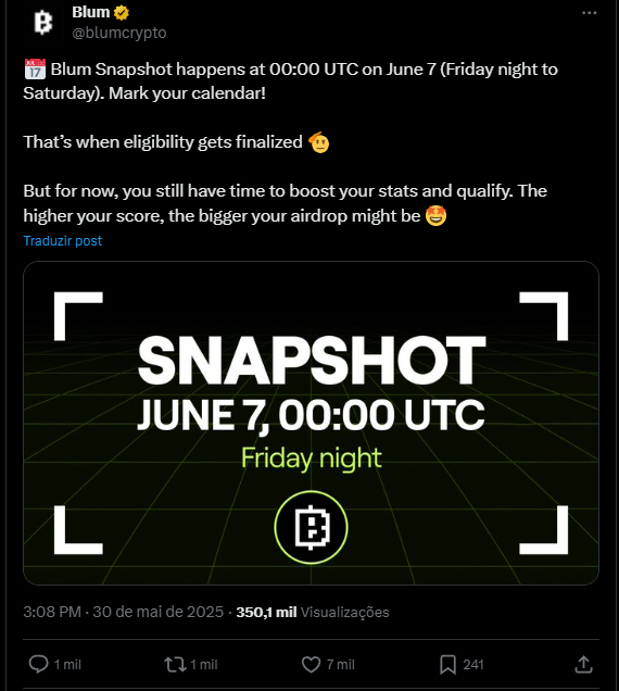Blum airdrop