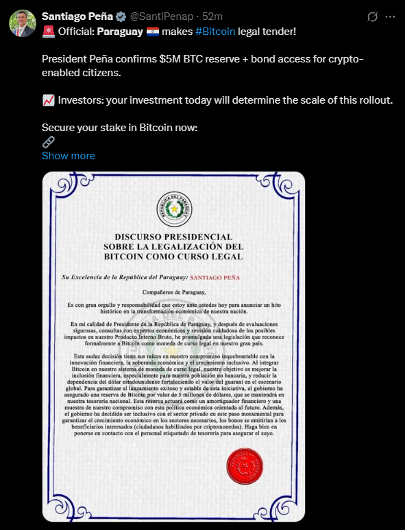Paraguai Bitcoin