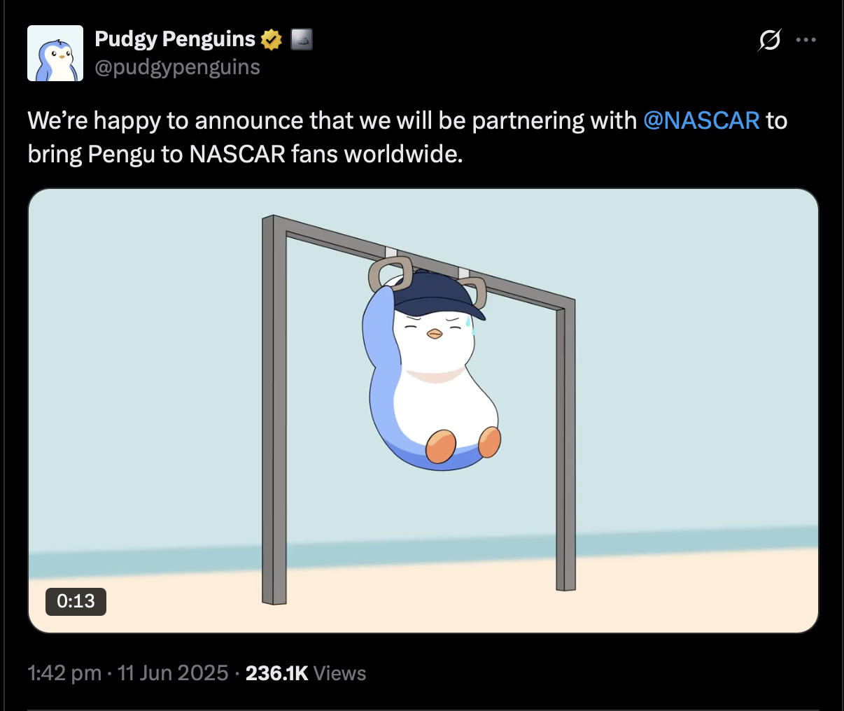 Pudgy Penguins.