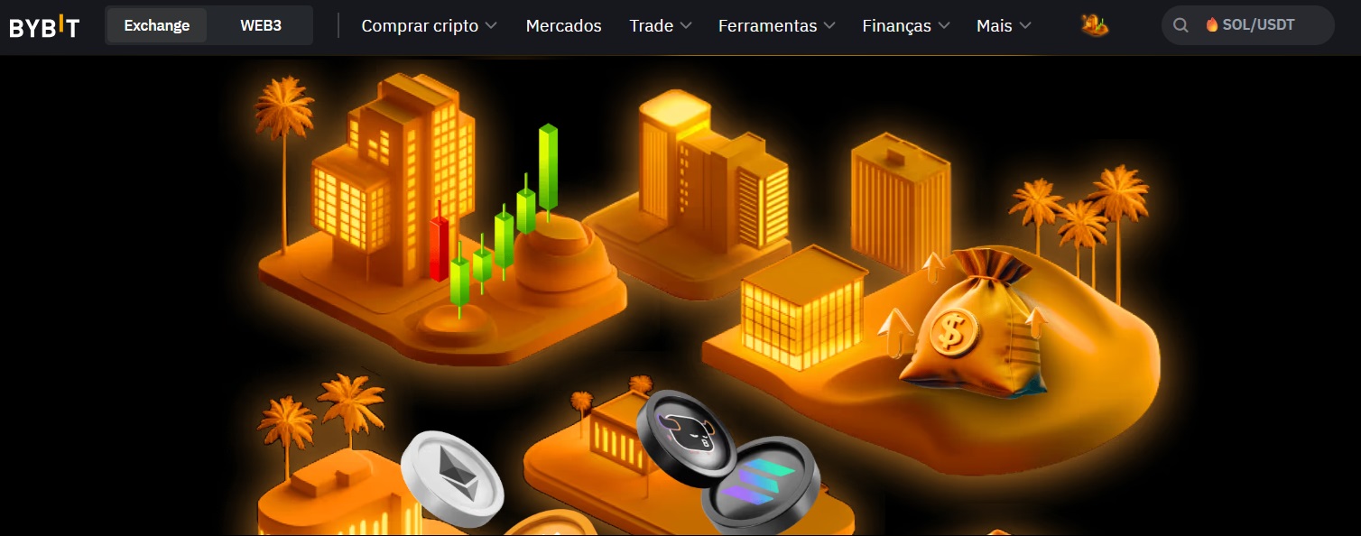 pagina inicial da bybit corretora de futures e outros mercados