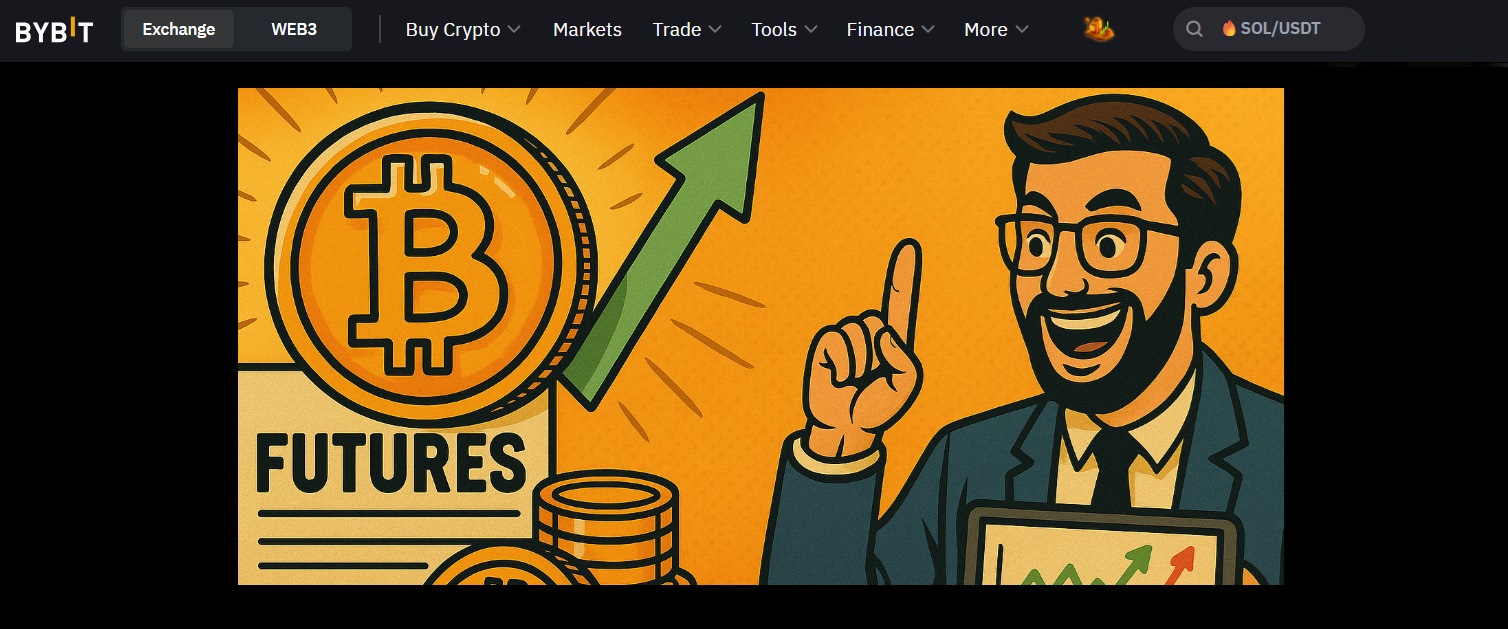 homem investindo em contratos futuros de bitcoin