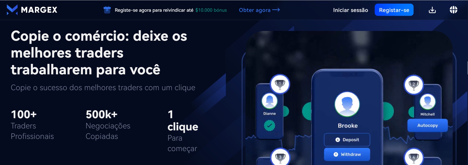 corretora de criptomoedas margex