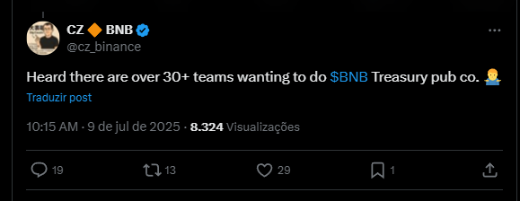 Reserva estratégica de BNB