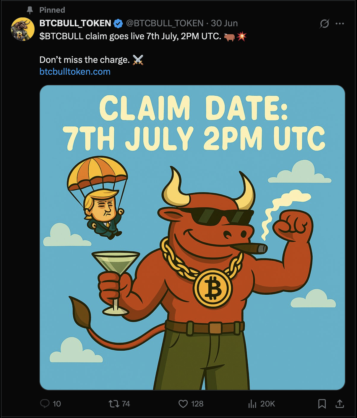 Bitcoin Bull Token.