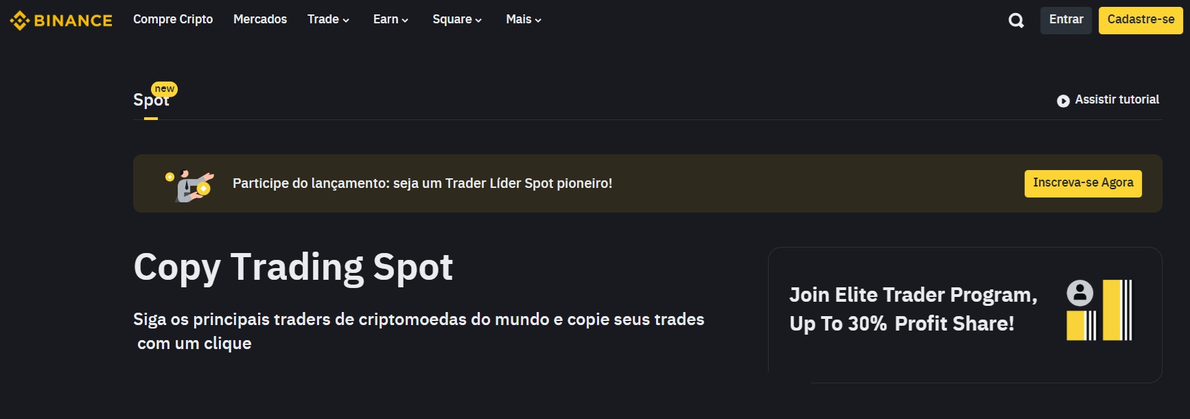 plataforma de copy trading binance