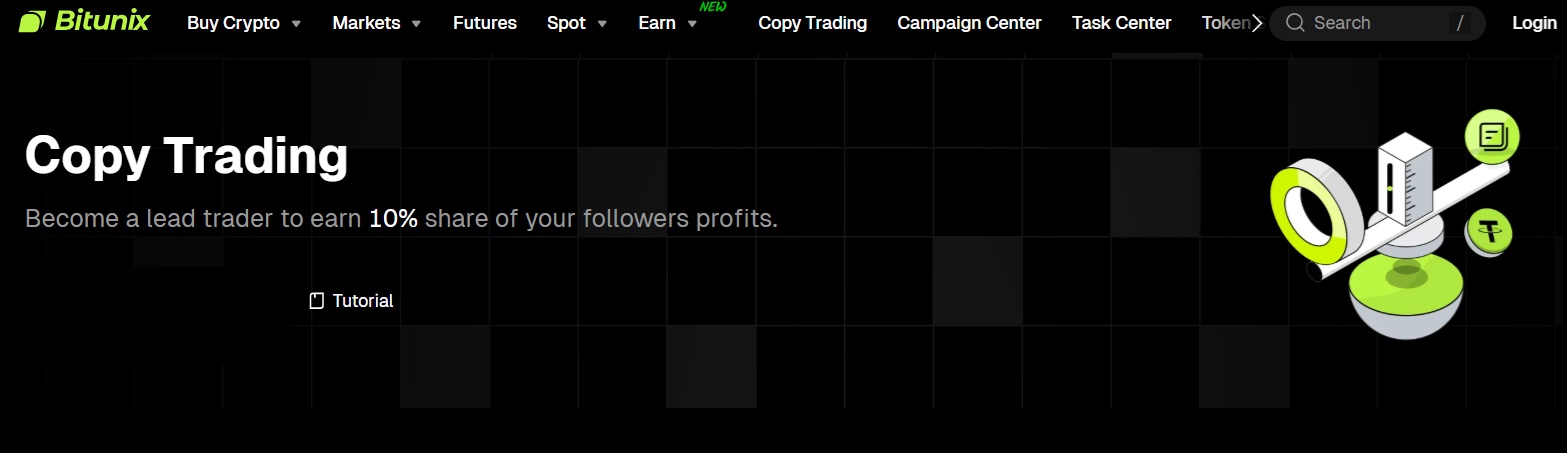 Copy trading da bitunix