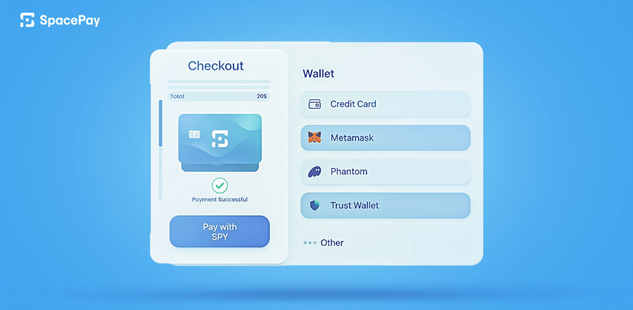 SpacePay pagamentos cripto