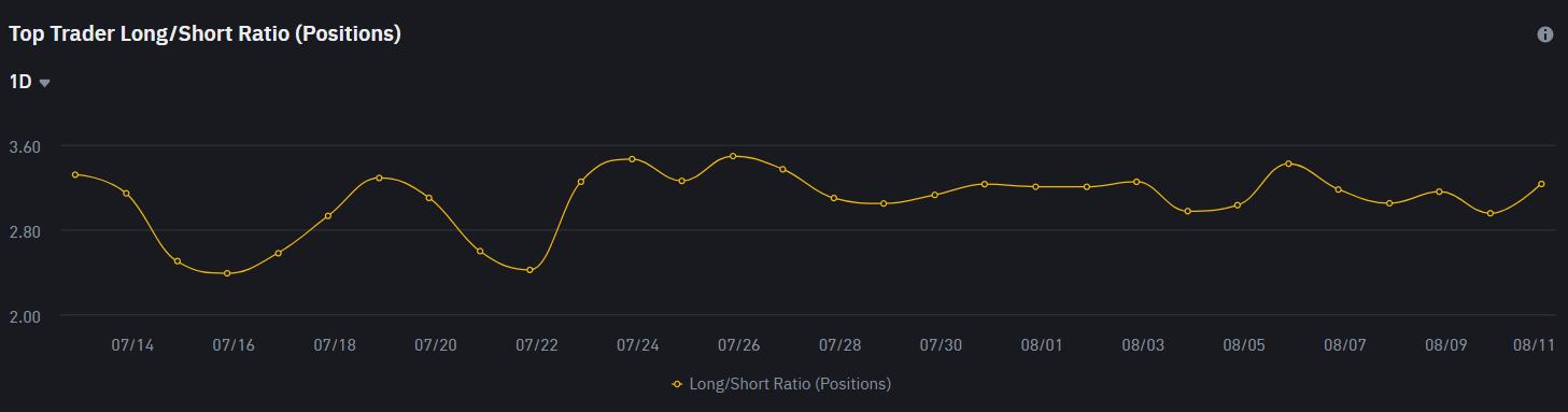 Top Trader Long/Short Ratio (Positions)