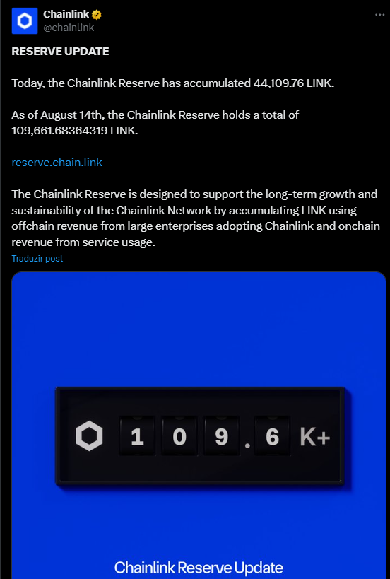 Chainlink em alta