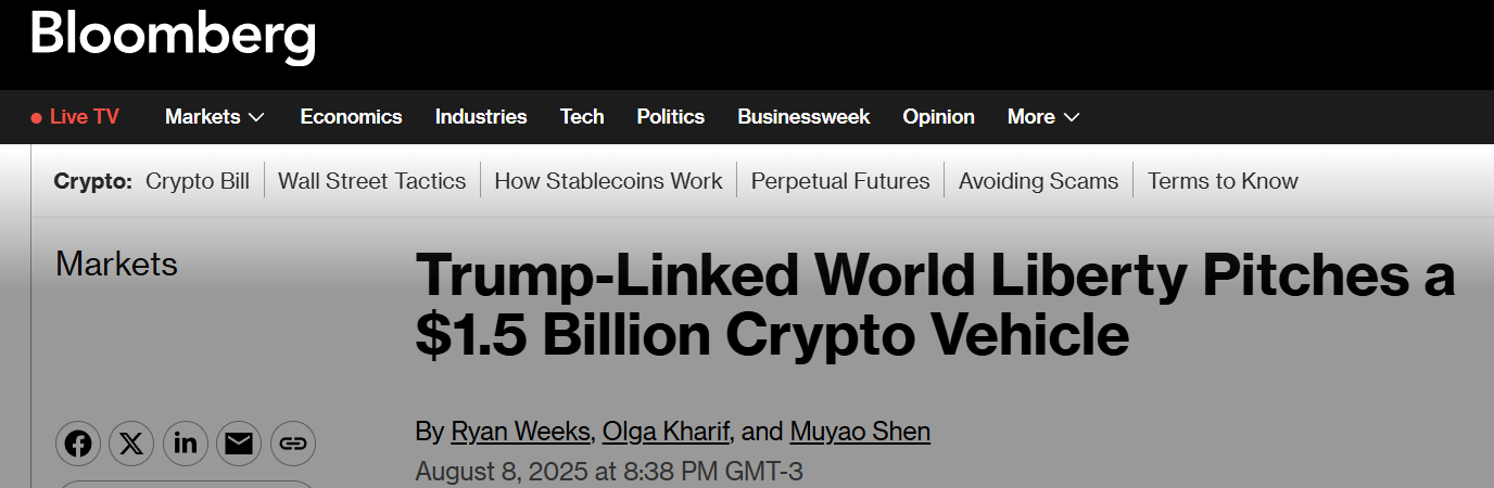 Donald Trump criptomoedas