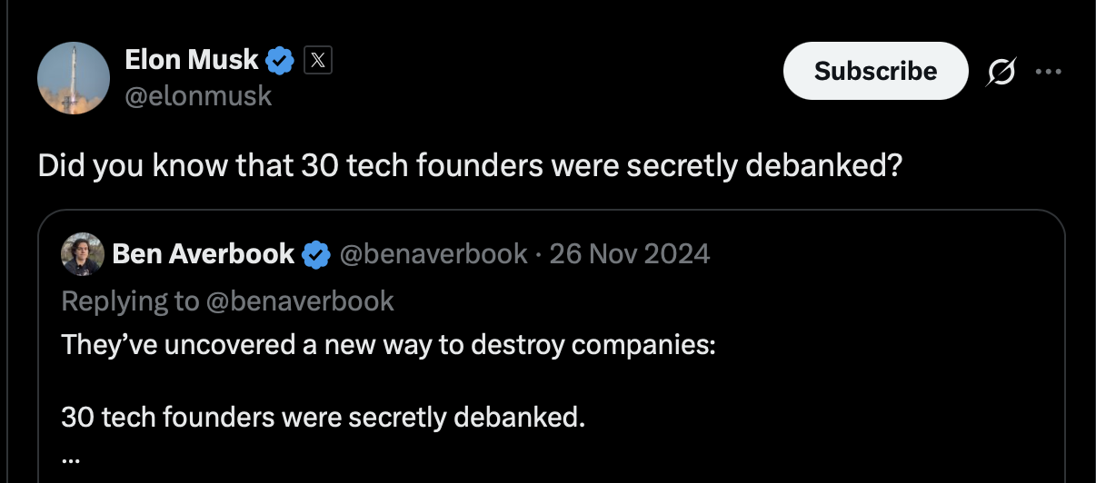 Elon Musk.