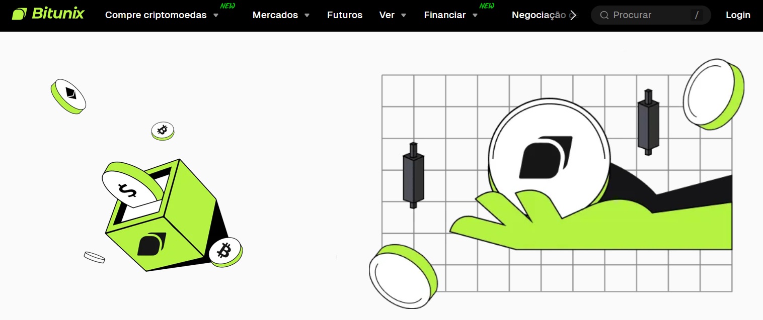foto do site da corretora bitunix