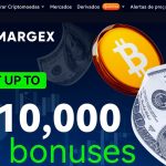 Bonus de deposito margex ilustrado no site oficial