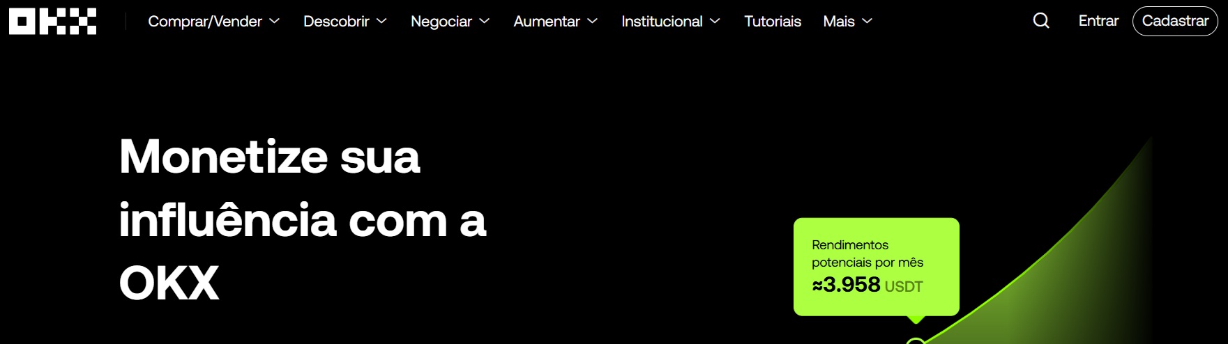 Programa de afiliados de criptomoedas OKX