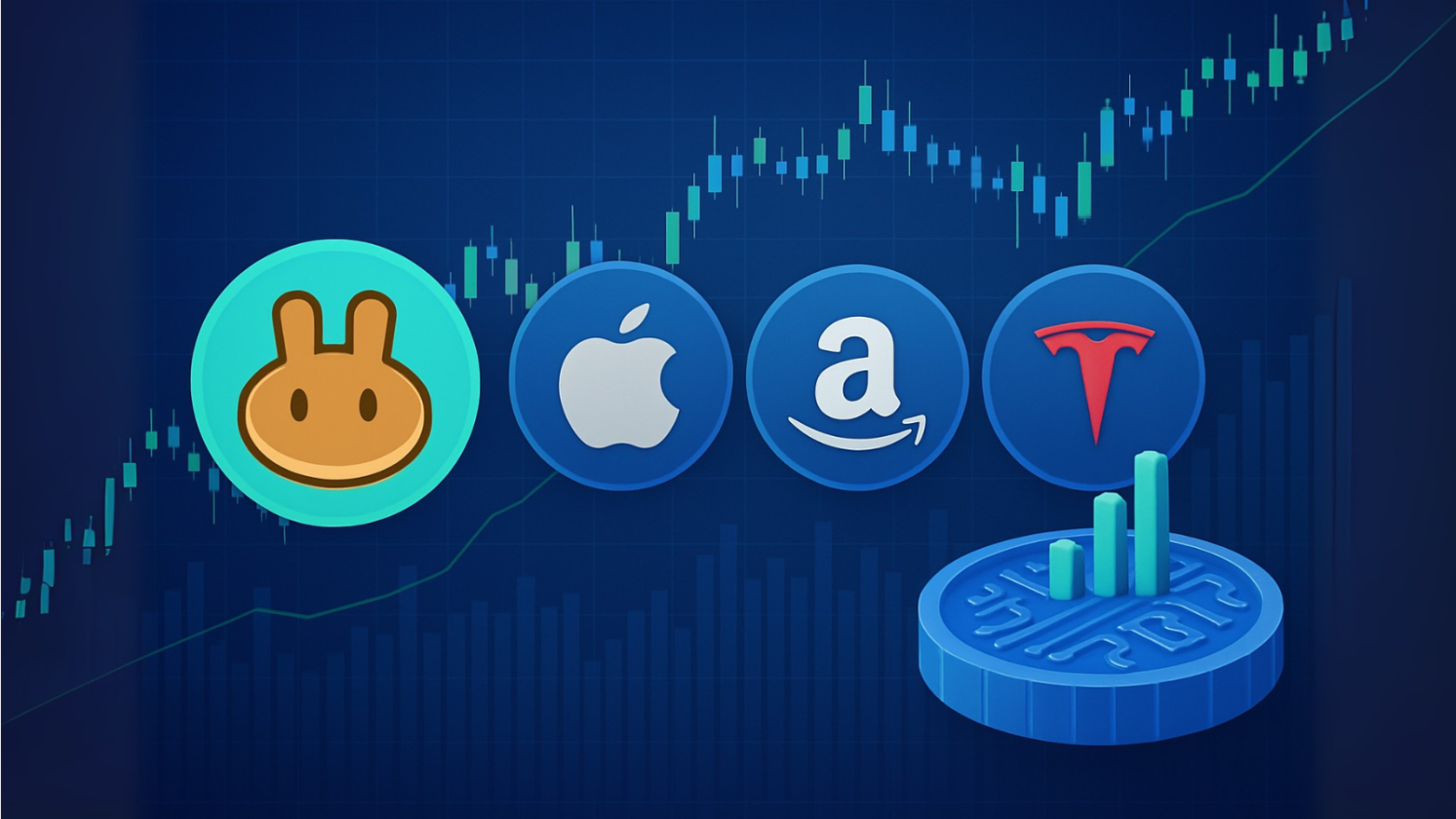 pancakeswap-acoes-apple-amazon-tesla