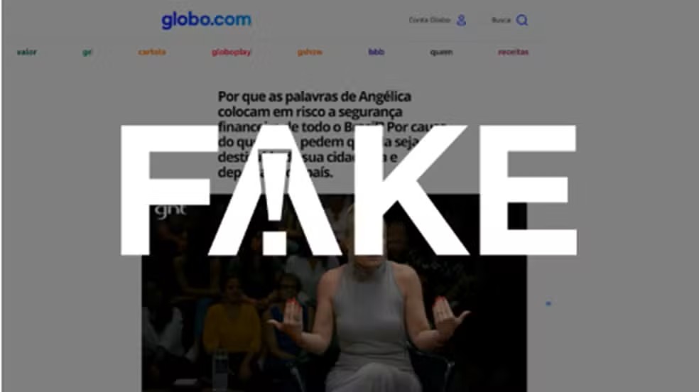 Selo Fake - Fonte: G1
