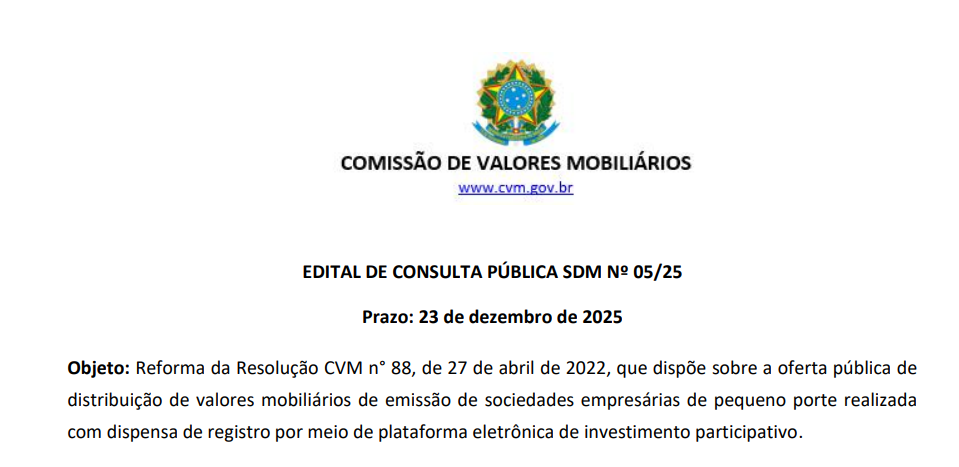 CVM tokenização