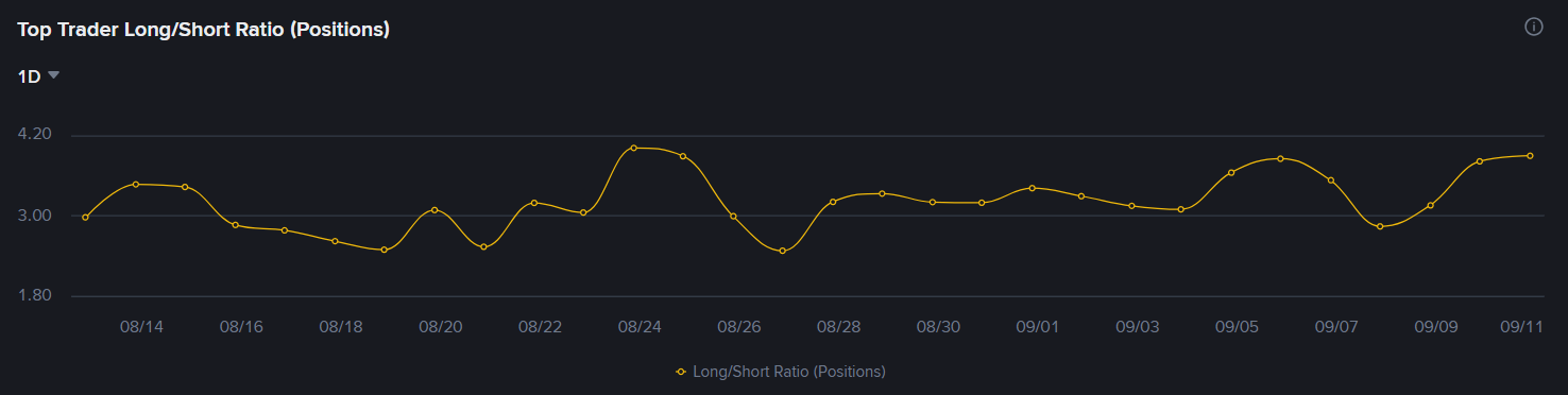 Top Trader Long/Short Ratio (Positions)