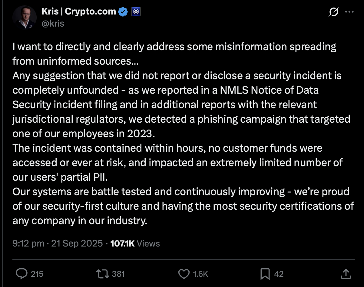 CEO Crypto.com