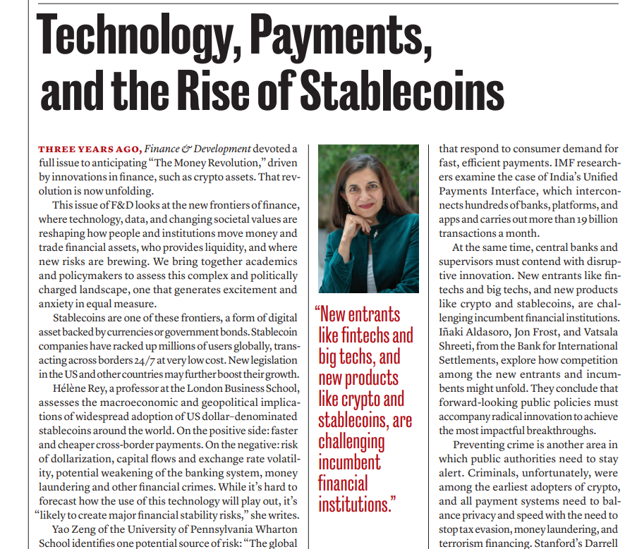 Stablecoins e a economia global