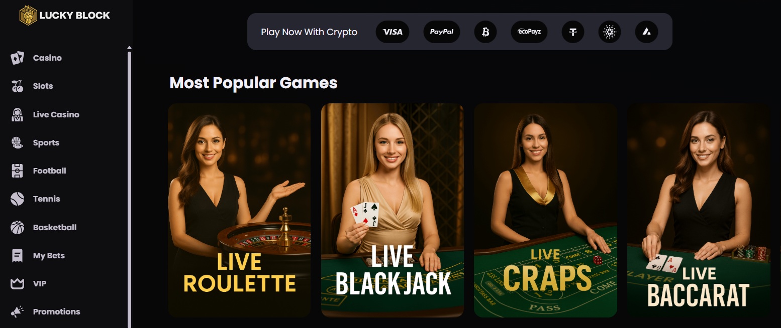 cripto casino lucky block