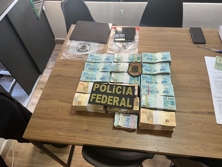 Apreensões da PF na Operação que combate lavagem de dinheiro com criptomoedas - Fonte: PF/Divulgação