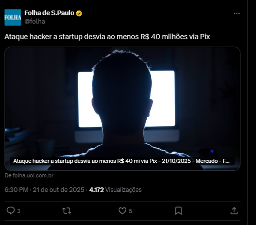 Ataque hacker PIX