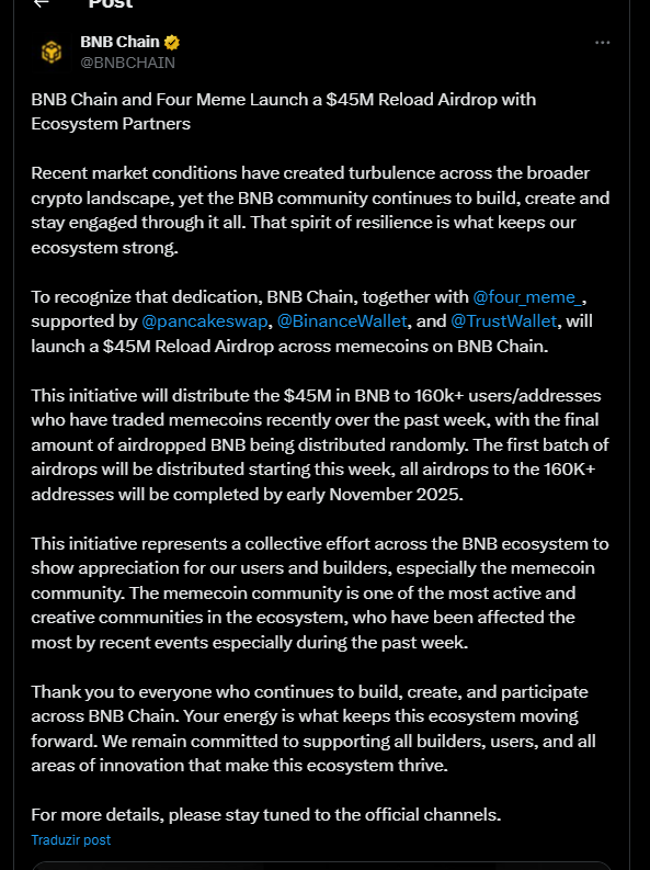 BNB chain airdrop