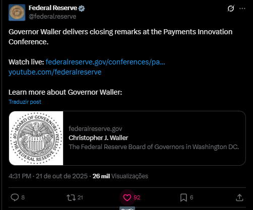 FED criptomoedas