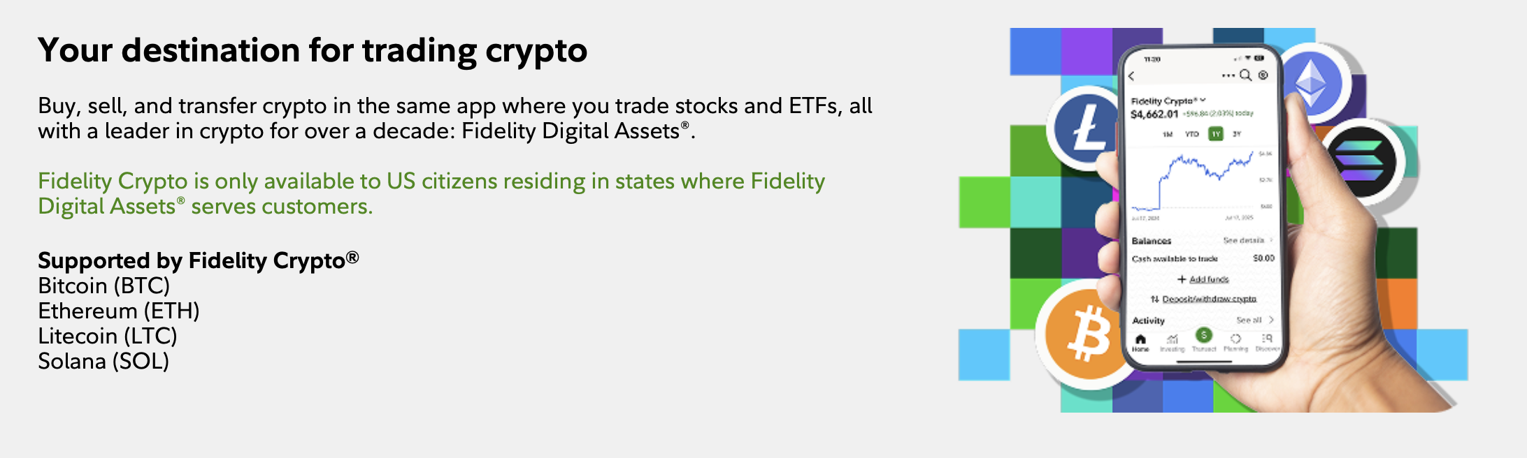 Fidelity Crypto.
