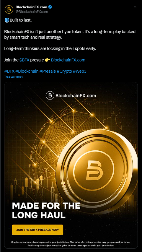 Melhor cripto para comprar antes do Bitcoin romper topo histórico: Explosão na pré-venda da BlockchainFX