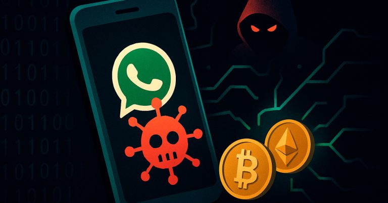 Ciberataque via WhatsApp espalha malware que mira criptomoedas