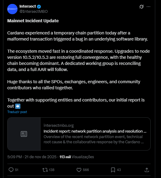 Cardano com problemas
