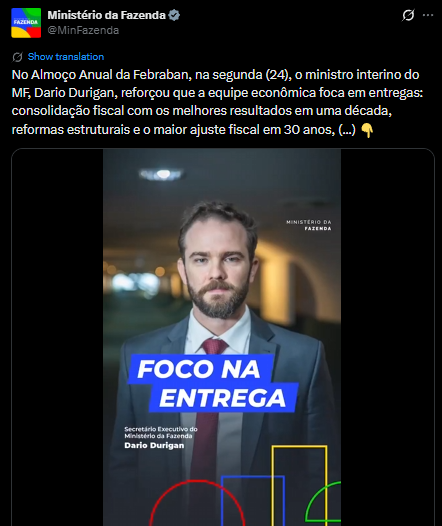 Ministério da Fazenda IOF