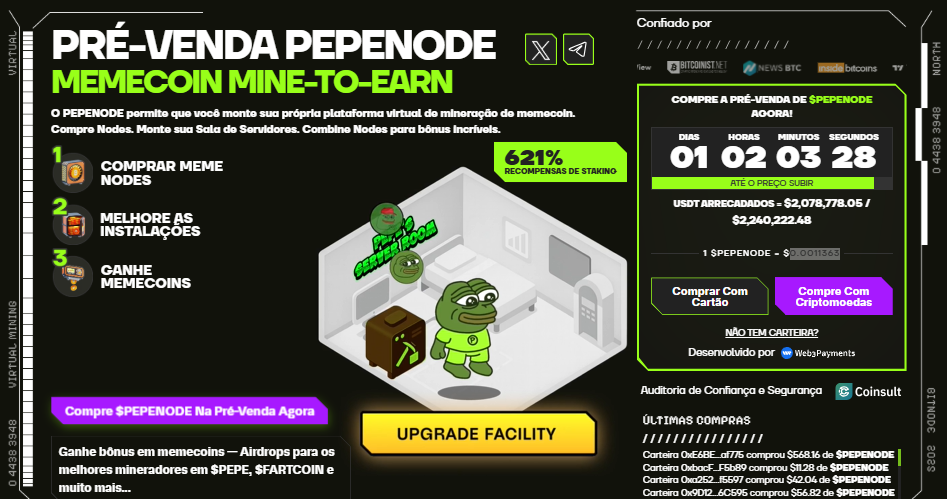 Pré-venda de PEPENODE