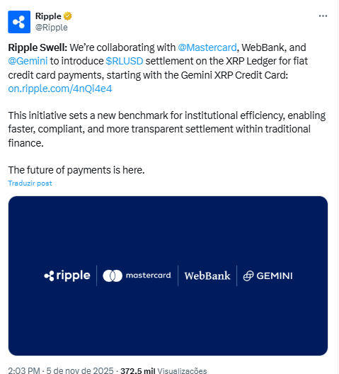 Fonte: Ripple/X