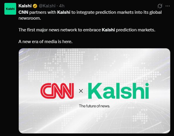 Kalshi e CNN