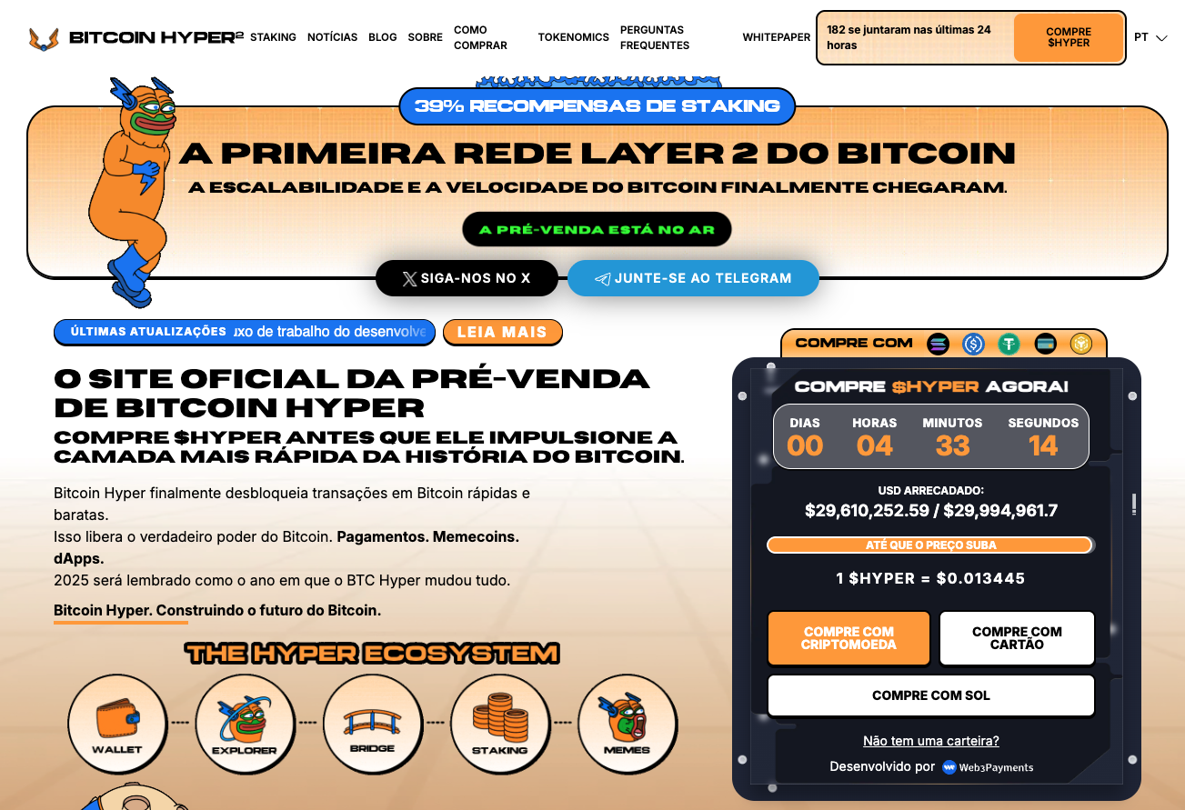 Bitcoin Hyper Pré-Venda