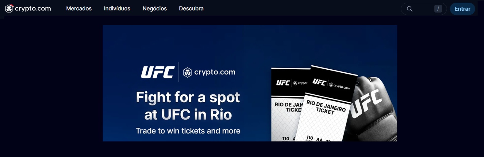 crypto com exchange patrocinio ufc eventos