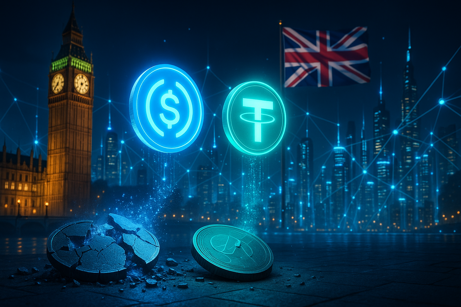 Reino Unido anuncia que vai adotar e apoiar stablecoins em 2026