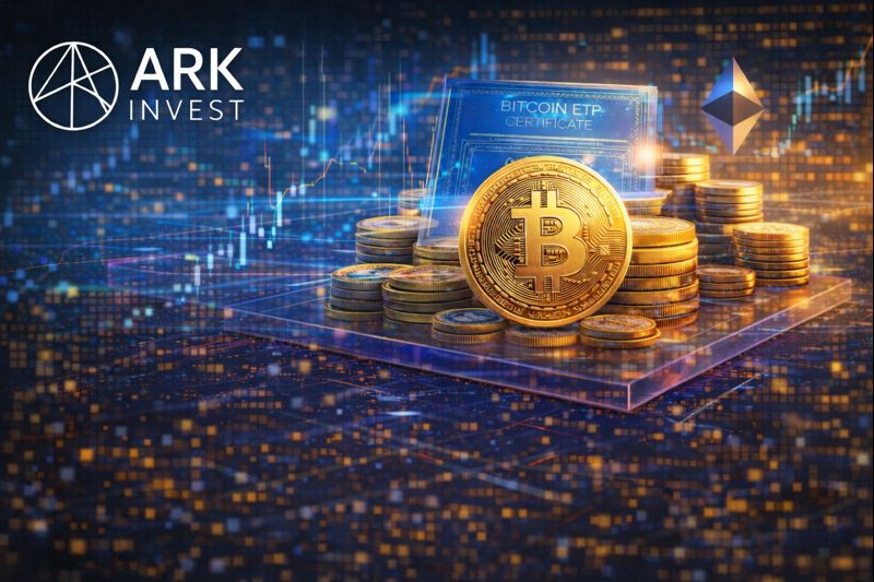 ARK projeta mercado cripto em US$ 28 tri até 2030 com ETFs
