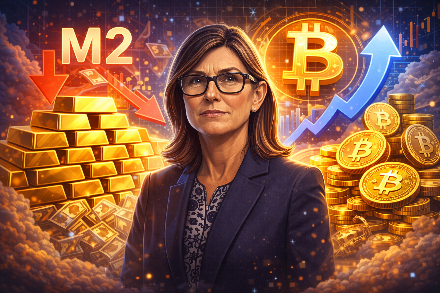 Cathie Wood Bitcoin Ouro
