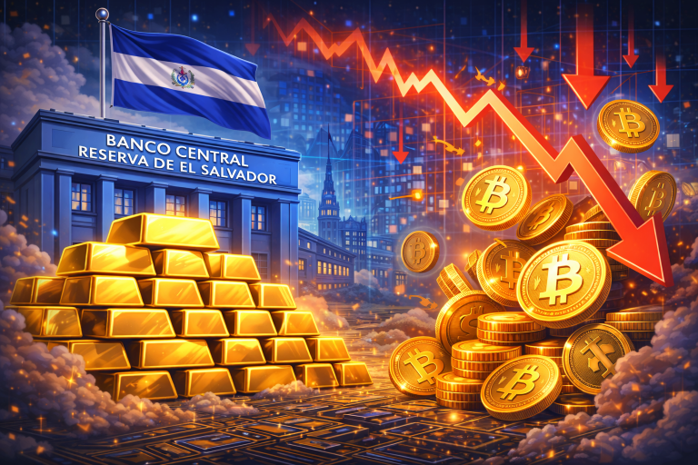 El Salvador compra ouro na queda e reforça reservas fora do Bitcoin