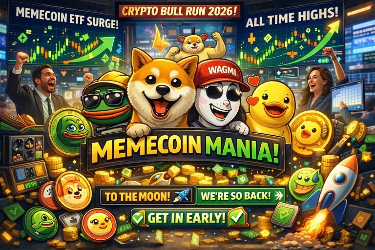 3 Memecoins promissoras para acompanhar no Início de 2026