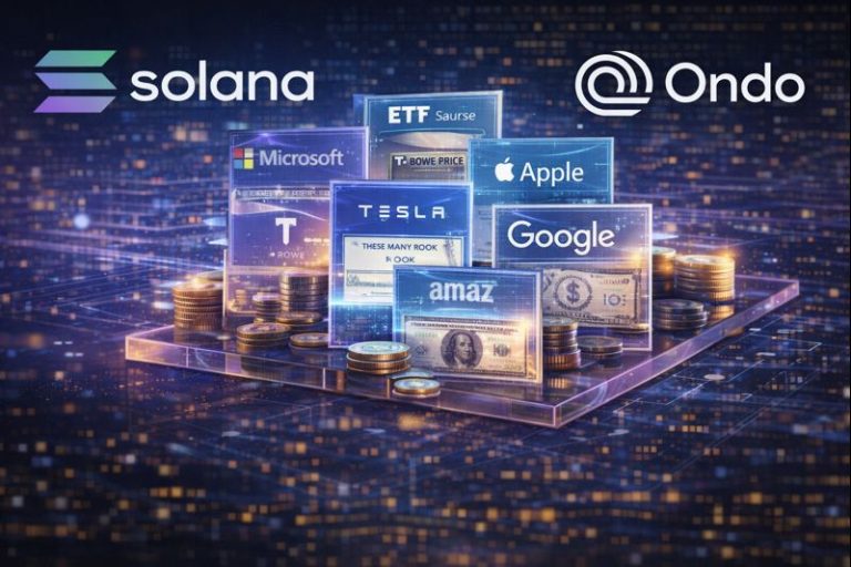 Ondo leva ações tokenizadas à Solana e testa tese RWA