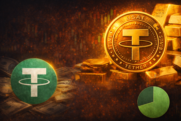 Tether lança USAT e amplia apostas em ouro nas reservas