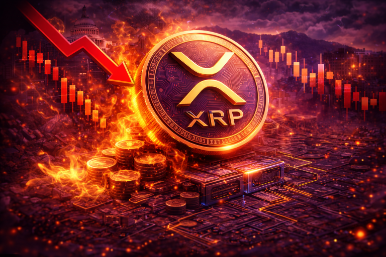 XRP cai 4% após registrar maior pico de prejuízo realizado desde 2022