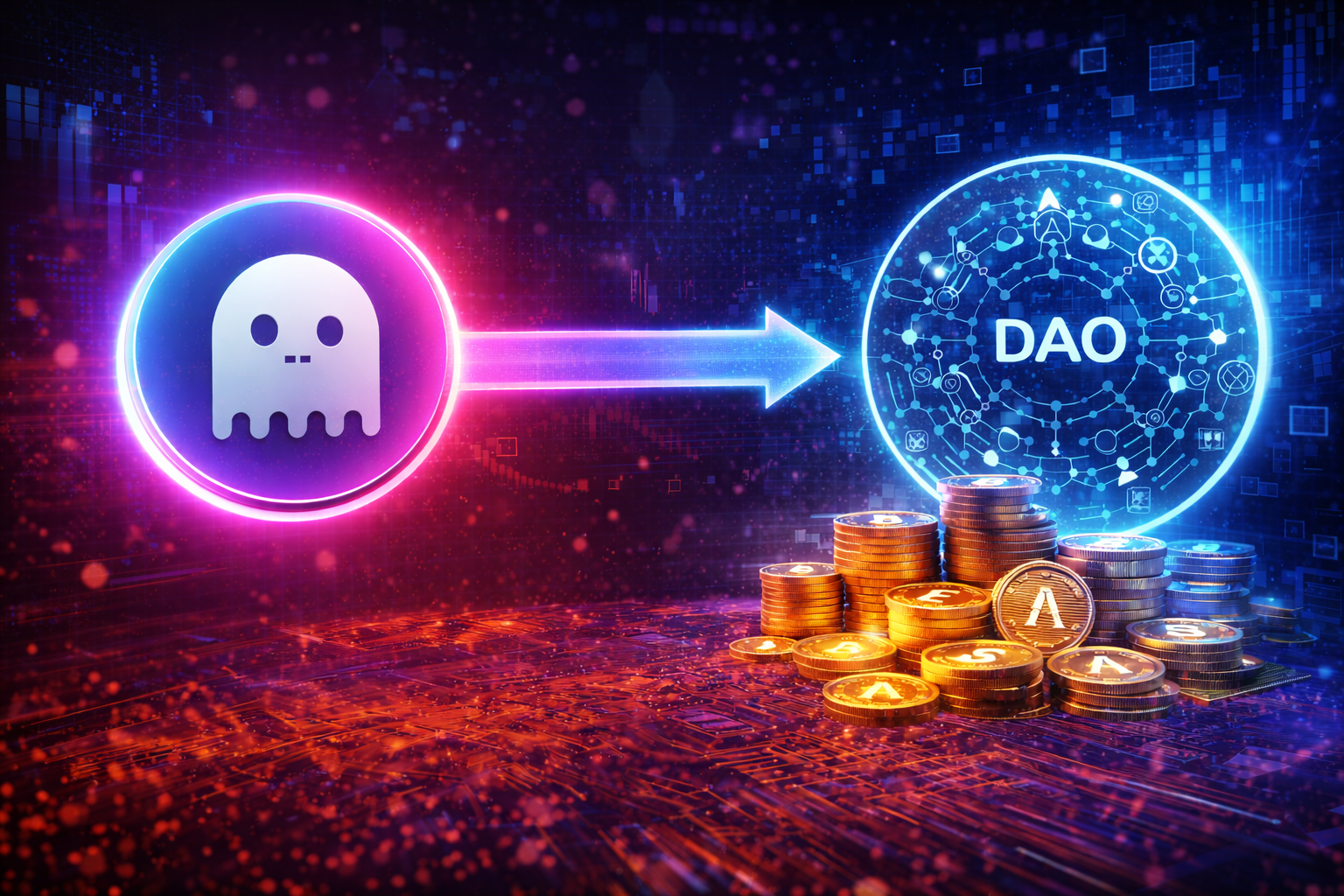 Aave propõe transferir 100% das receitas para a DAO e solicita US$ 50 milhões, reacendendo debates sobre governança e tokenomics do AAVE.