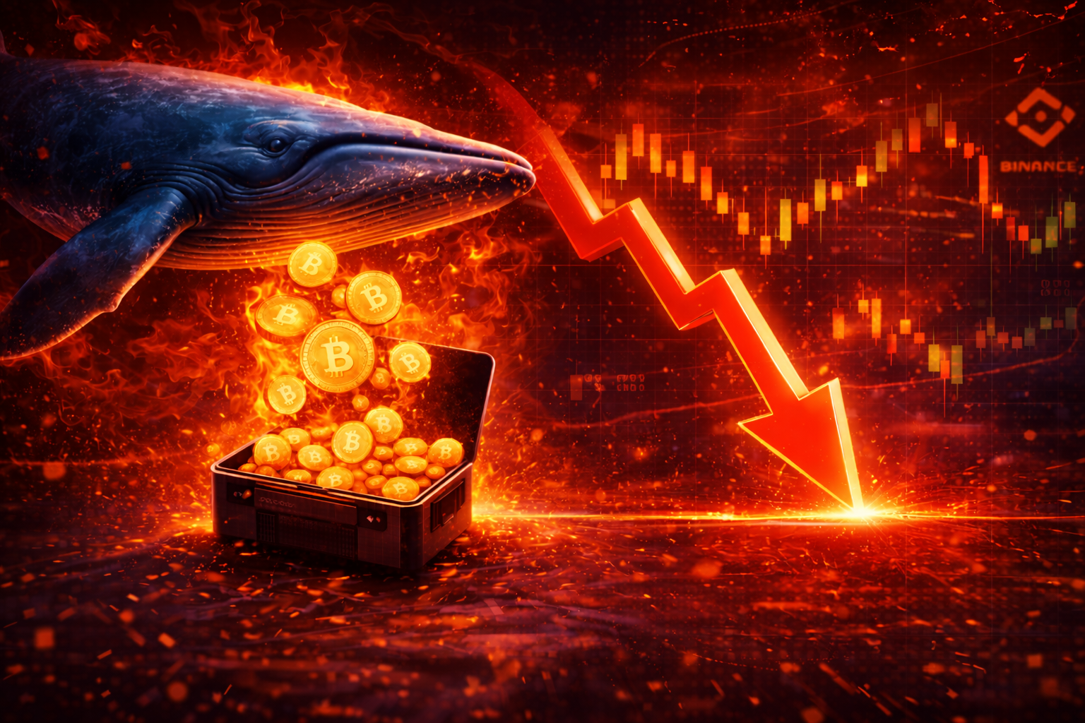 12 mil BTC por baleias em um dia